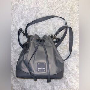 Henri Bendel Nylon Bucket Bag- Grey